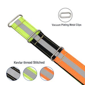 RJX 2pcs (Kevlar thread stitching) Reflective Battery strap 003 - Image 5